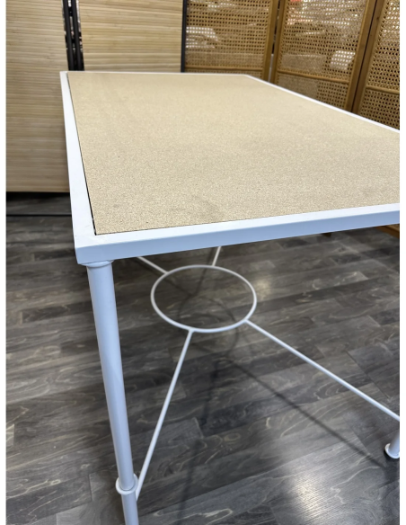 Mesa Camilla Rectangular Forja Fina - Tarima Redonda - Convertible