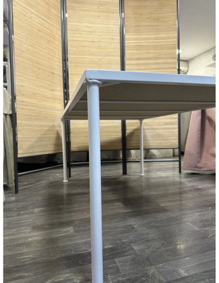 Mesa Camilla Rectangular Forja Fina - Tarima Redonda - Convertible