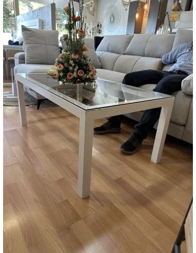 Mesa Camilla Rectangular Forja...