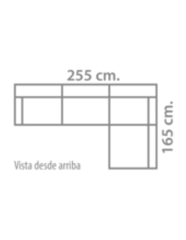 Sofá Chaisselongue Córdoba