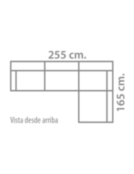 Sofá Chaisselongue Córdoba