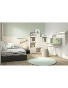 Dormitorio juvenil cama canape modular moderno