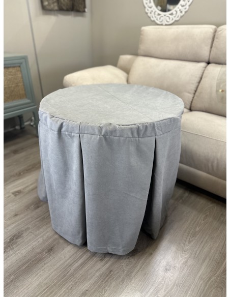 Ropa Redonda Antimanchas Aterciopelada Beige