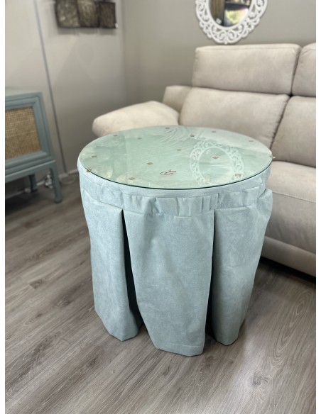 Ropa Redonda Antimanchas Aterciopelada Verde