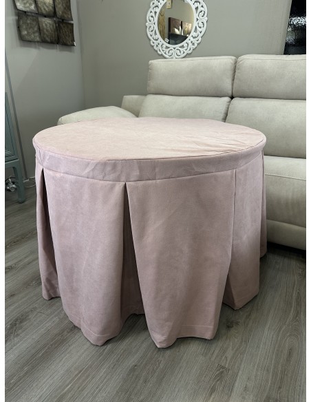 Ropa Redonda de Camilla Antimanchas color Rosa