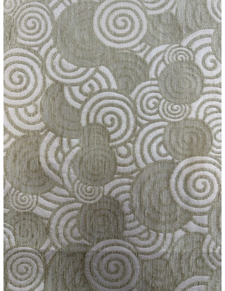 Tapete para Mesa Camilla Círculos Beige