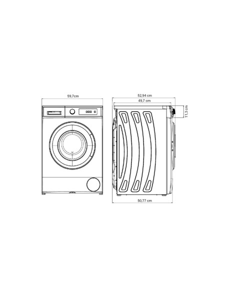 Lavadora New Pol NWT0610 de carga frontal / 6 Kg / 1000 Rpm