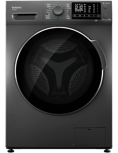 Lavadora Cecotec Bolero 9600 Inverter Steel / 9KG / 1400 RPM