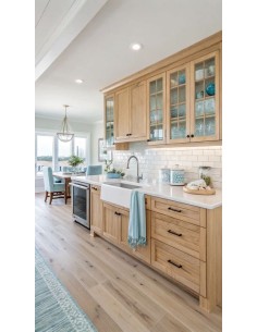 Cocina estilo coastal con...
