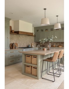 Cocina en verde oliva con...
