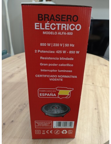 Brasero Eléctrico FM ALFA-900 Brasero Eléctrico FM ALFA-900