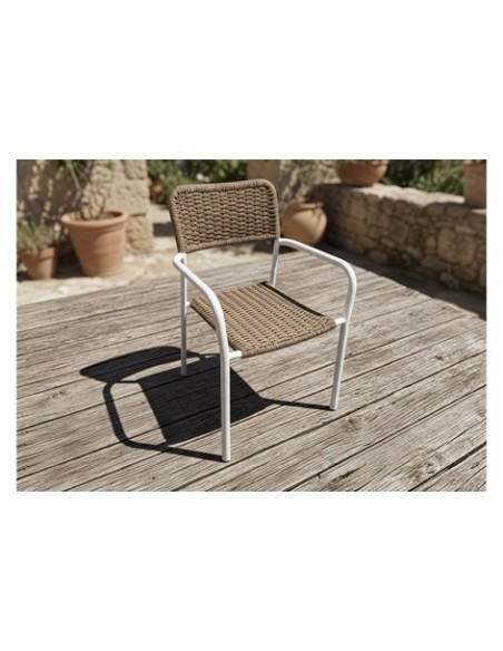 SILLA COMEDOR SAVA MIMBRE / NEGRO