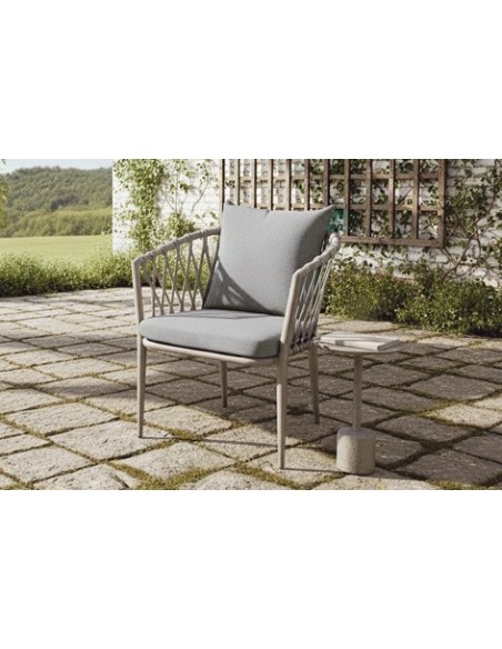 SILLON RODAS ALUMINIO GRIS
