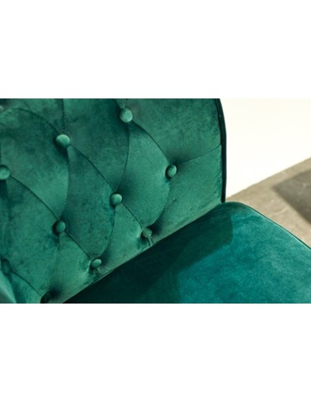 SOFÁ CHESTERFIELD 3 PLAZAS VELVET VERDE