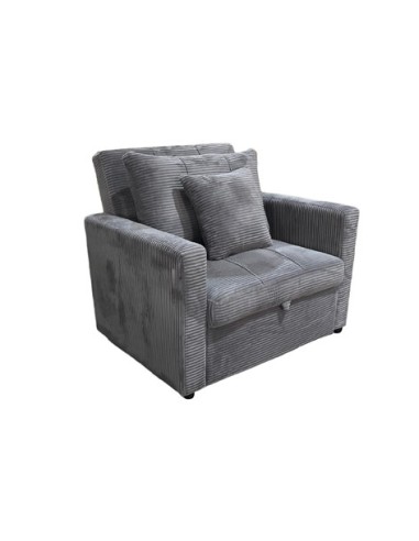 SOFA CAMA DIVAN 99 CM CORDUROY GRIS