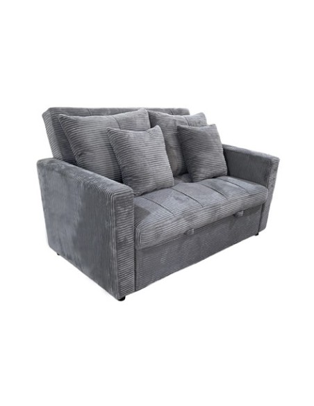 SOFA CAMA DIVAN 140 CM CORDUROY GRIS