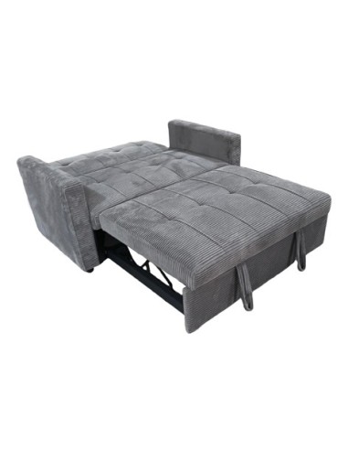 SOFA CAMA DIVAN 140 CM CORDUROY GRIS