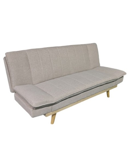 SOFA CAMA LOUNGE XL  114 x 189 CM TEJIDO BEIGE