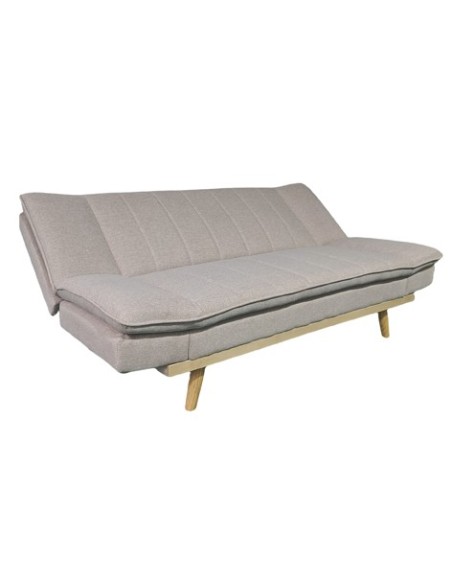 SOFA CAMA LOUNGE XL  114 x 189 CM TEJIDO BEIGE