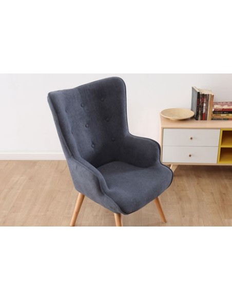 BUTACA VOSS TEJIDO GRIS