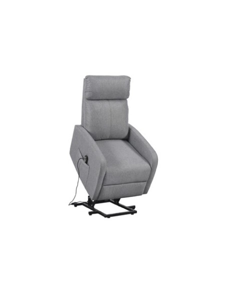 SILLON RELAX ELEVADOR LIFE TEJIDO GRIS
