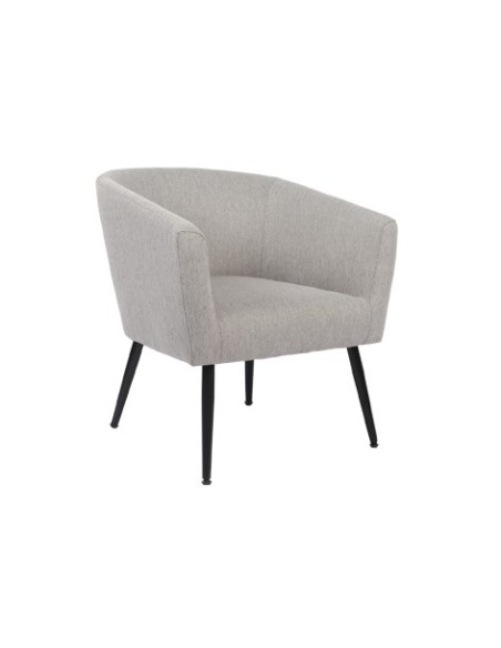 BUTACA CIRCULAR MELROSE GRIS MELANGE