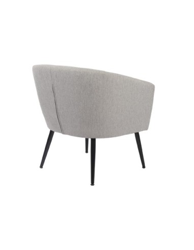 BUTACA CIRCULAR MELROSE GRIS MELANGE