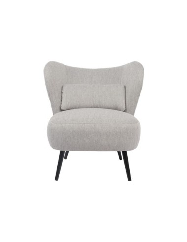 BUTACA TAPIZADA ELLE GRIS MELANGE