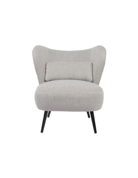 BUTACA TAPIZADA ELLE GRIS MELANGE