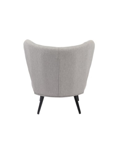 BUTACA TAPIZADA ELLE GRIS MELANGE