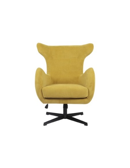 BUTACA GIRATORIA Y REGULABLE EN ALTURA MUNICH MOSTAZA