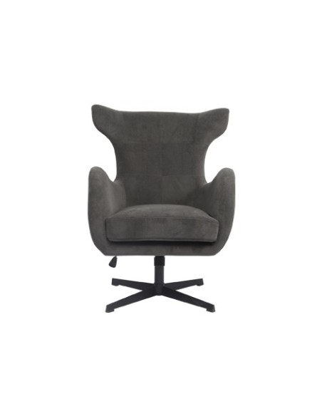 BUTACA GIRATORIA Y REGULABLE EN ALTURA MUNICH GRIS