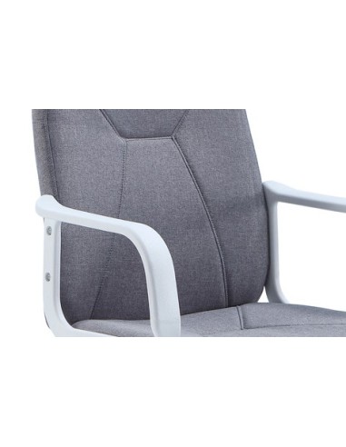 SILLON GIRATORIO GENESIS TEJIDO GRIS...