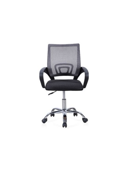 SILLA DE OFICINA GIRATORIA MODELO VITA NEGRO / GRIS