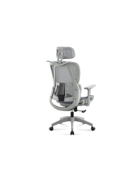 SILLON GIRATORIO ERGO RED TRANSPIRABLE GRIS / ESTRUCTURA GRIS