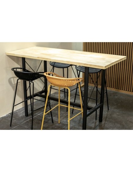 MESA ALTA TAMS 160 X 70 CM NORDISH / NEGRO