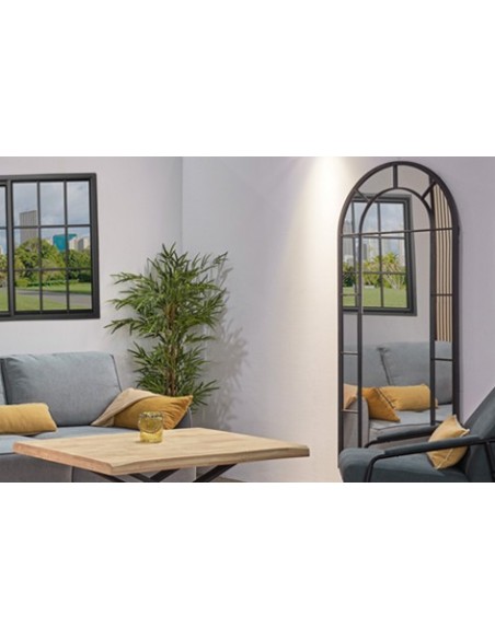 ESPEJO TIPO VENTANA CON ARCO SUPERIOR DUBLIN 80 x 180 CM