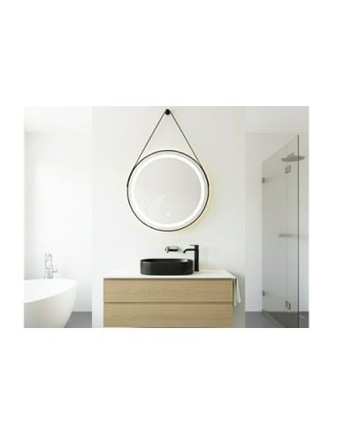 ESPEJO COLGAR CON MARCO NEGRO E...