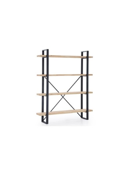 ESTANTERIA ALTA PLANK ROBLE NORDISH / NEGRO