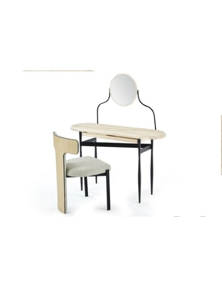 TOCADOR / ENTRADA CON ESPEJO MOON NORDISH / NEGRO