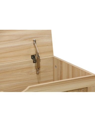 BAUL DECOR 80 x 40 CM PINO / RATTAN