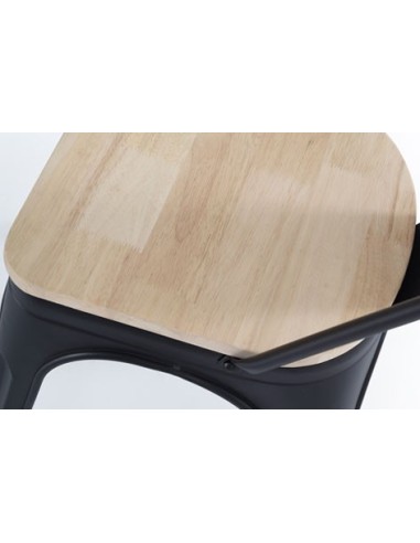 SILLA COMEDOR TOLIX NEGRO ASIENTO...