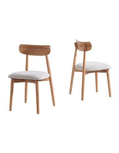 SILLA COMEDOR SHIA BEIGE / NATURAL