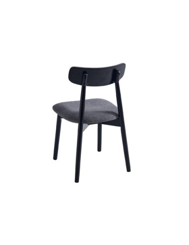 SILLA COMEDOR SHIA GRIS / NEGRO