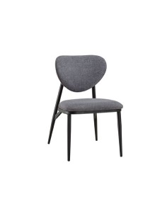 SILLA COMEDOR MOON TEJIDO GRIS