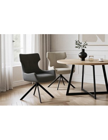 SILLA COMEDOR ROBERT TEJIDO BEIGE