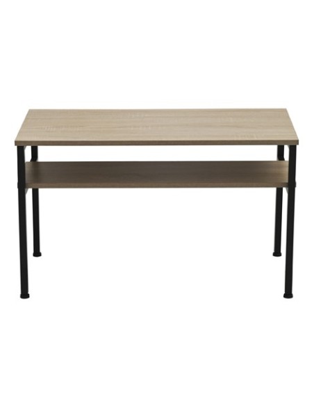MESA CENTRO DECK 80 x 40 CM OAK / NEGRO