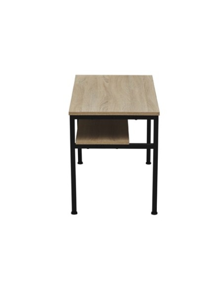 MESA CENTRO DECK 80 x 40 CM OAK / NEGRO