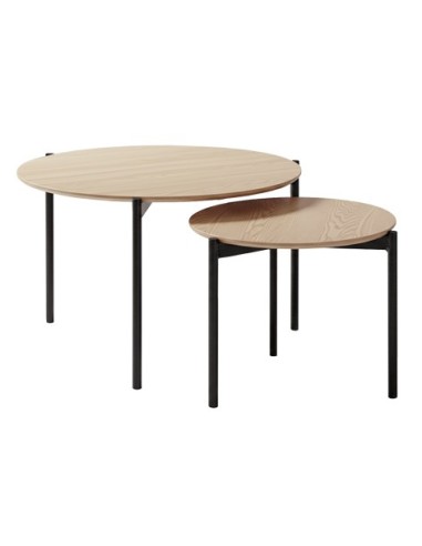 MESA CENTRO NIDO REDONDA SUCREAM OAK...