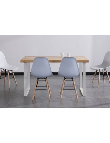 MESA COMEDOR FIJA NATURAL 140 x 80 CM...